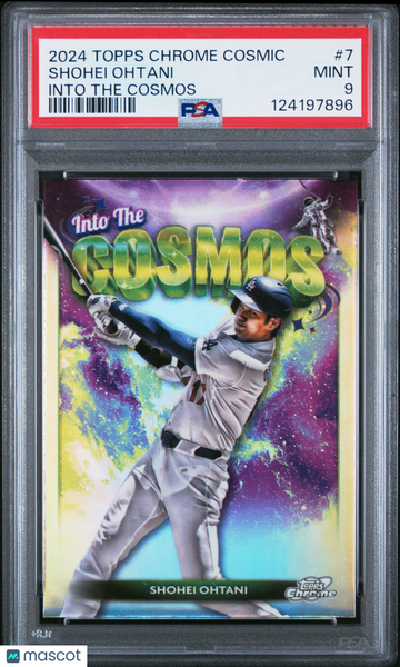 2024 Topps Chrome Cosmic Into The Cosmos Shohei Ohtani #7 PSA 9