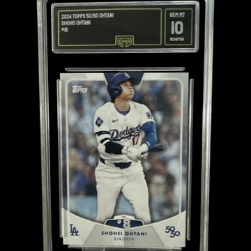2024 Topps 50/50 Ohtani | Shohei Ohtani | 5/4/2004 | GMA 10 | #15