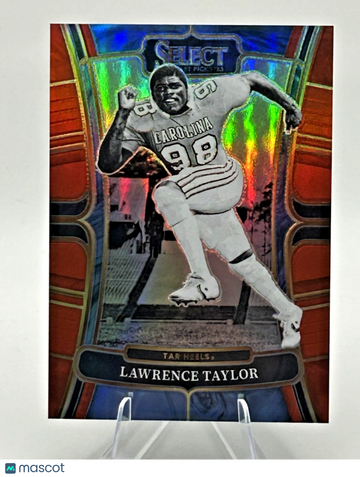 2023 Panini Select Draft Picks Lawrence Taylor #81 Red Prizm Parallel/Variety Base Set