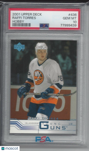 2001 Upper Deck Raffi Torres #436 Hobby PSA 10