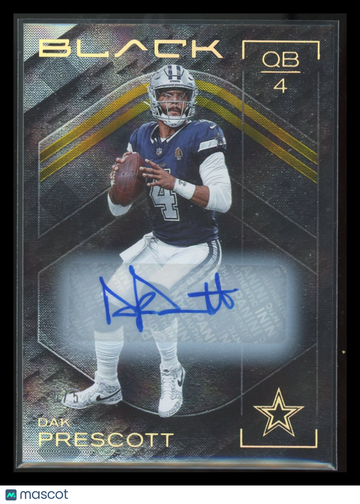 Dak Prescott 2025 Panini Black 5/5 Panini Authentic #49