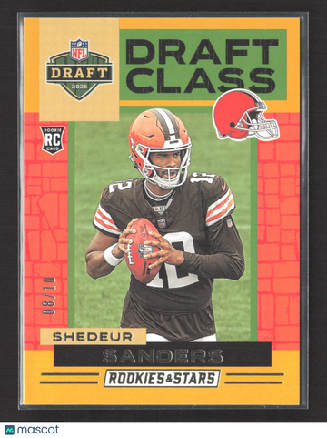 2025 Panini Rookies & Stars Draft Class Shedeur Sanders #19 /10 RC