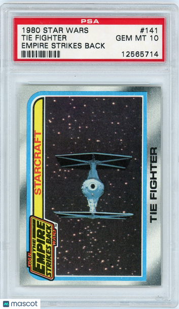 1980 Star Wars Empire Strikes Back Tie Fighter #141 PSA 10