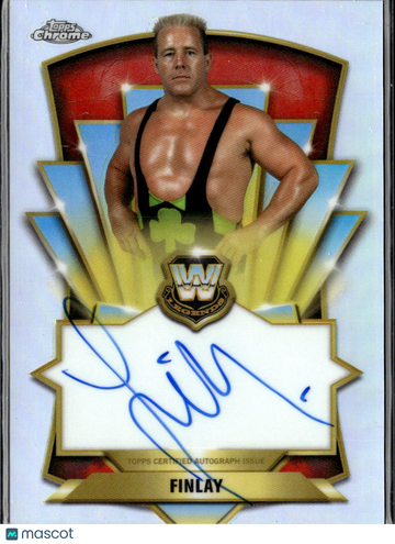 2026 Topps Chrome WWE Finlay #LCA-FL Legendary Chrome Autograph Card
