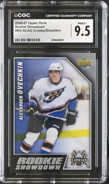 2006 Upper Deck #RS-SCAO Alexander Ovechkin Rookie Showdown CGC 9.5