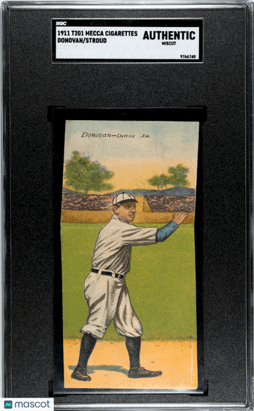 1911 T201 Mecca Cigarettes Stroud Donovan SGC A