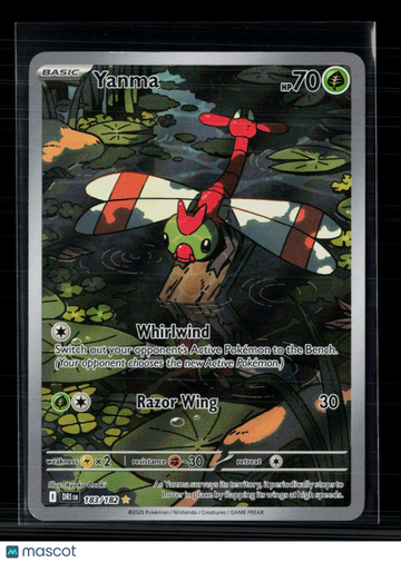 Pokemon 2025 Destined Rivals Yanma #183/182