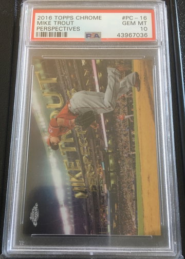Mike Trout 2016 TC Perspectives