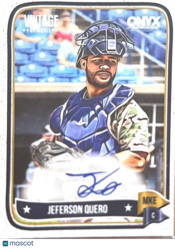 2024 Onyx Vintage - Autographs Jeferson Quero #VAJEQU