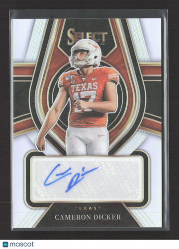 2022 Panini Select Draft Picks Prizm Cameron Dicker #RS-CDI