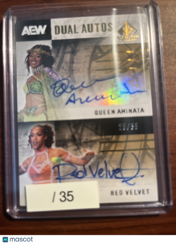 2025 Upper Deck SP Game Used AEW Queen Aminata #DA-VA Short Print Upper Deck