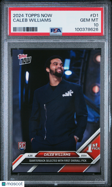 2024 Topps Now Caleb Williams #D1 PSA 10
