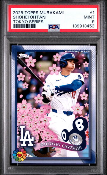 2025 Topps X Takashi Murakami Tokyo Series Shohei Ohtani #1 PSA 9