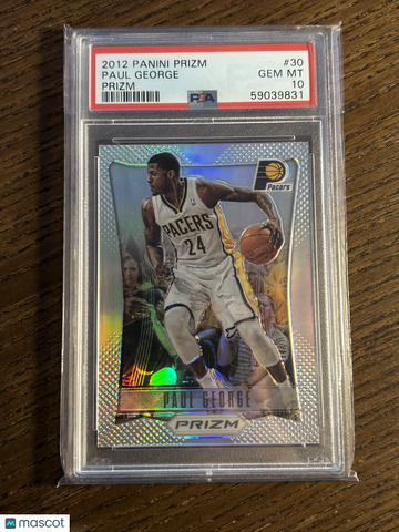 2012 Panini Prizm Paul George #30 Silver PSA 10