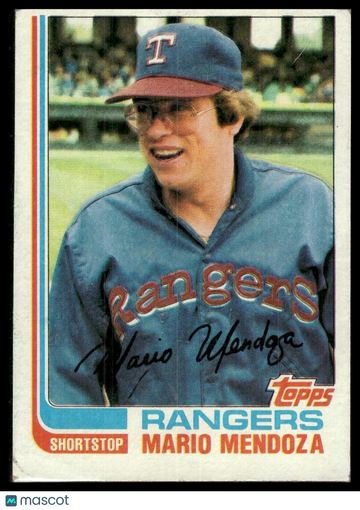 1982 Topps Mario Mendoza #212
