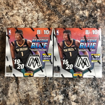 2019-20 Panini Mosaic Mega Box X2