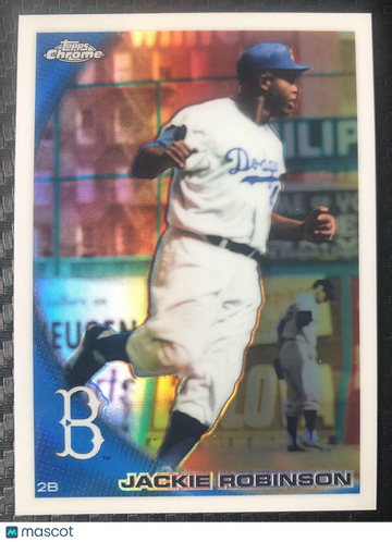 Jackie Robinson 2010 Topps Chrome Wrapper Redemption Refractor #224 Dodgers