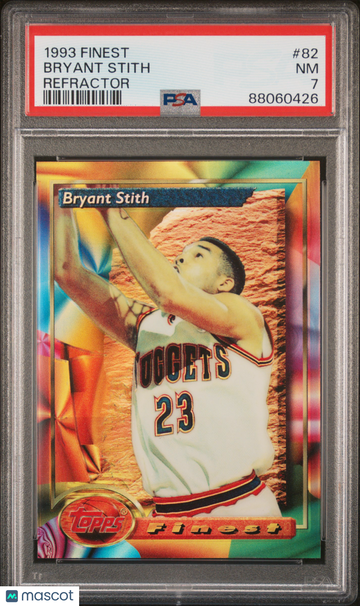 1993 Finest Bryant Stith #82 Refractor PSA 7