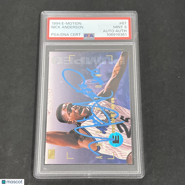 1994 E-Motion Nick Anderson #67 PSA 9 Auto A