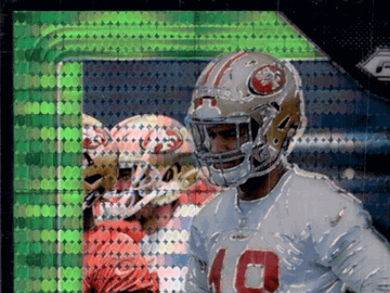 Fred Warner Signed 2018 Panini Prizm Green Trading Card #RA-FW San Francisco 49ers NFL