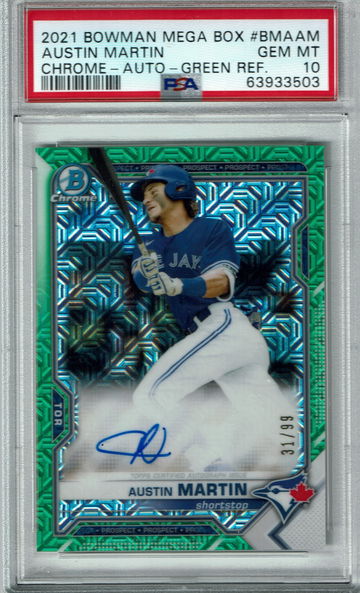 2021 Austin Martin Bowman Mega Green Auto /99 POP 1