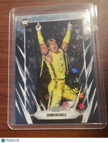 2026 Topps Chrome WWE Shawn Michaels #59 Black Parallel/Variety Exclusive