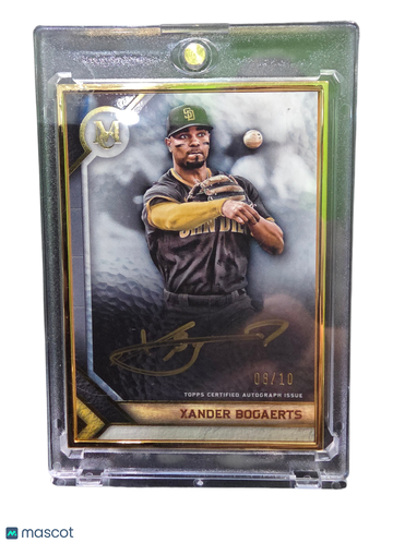 2023 Topps Museum Collection Xander Bogaerts #MFA-XB Gold Framed /10