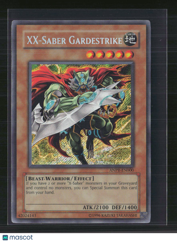 2009 Yu-Gi-Oh! Ancient Prophecy XX-Saber Gardestrike Secret Rare