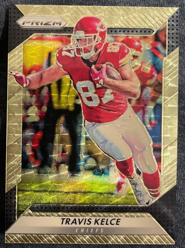 2016 Prizm Travis Kelce Gold Vinyl /5