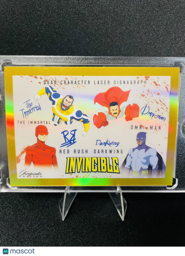 2025 Invincible Keepsake Blood Splatter Auto 16/50 #443 Serial Numbered Trading Card