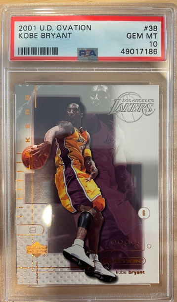 Kobe Bryant 2001 Upper Deck Ovation #38 PSA 10 Gem Mint Mamba