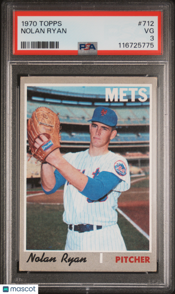 1970 Topps Nolan Ryan #712 PSA 3