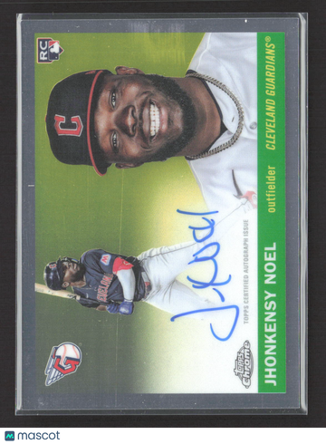 2025 Topps Chrome Platinum Baseball Jhonkensy Noel #CPA-JN RC Auto
