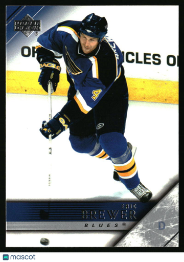 2005-06 Upper Deck Eric Brewer #415 St. Louis Blues
