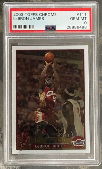 Lebron James 2003 Topps Chrome