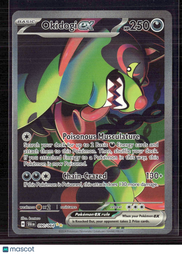 2024 Shrouded Fable Okidogi EX Etched Secret Rare SAR #90/64