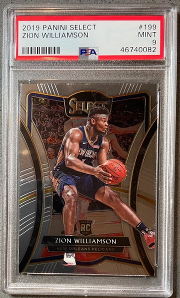 2019-20 Select Zion Williamson Premier PSA 9