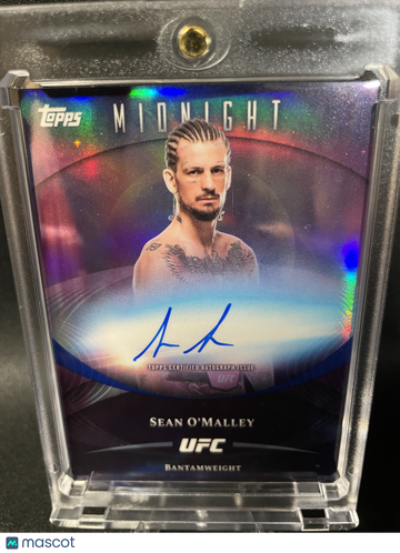 2026 Topps Midnight UFC Sean O'Malley #BAV-SO Base Autograph Short Print Low Pop