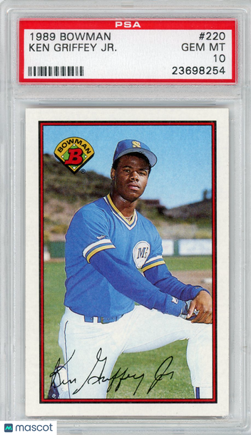 1989 Bowman Ken Griffey JR. #220 PSA 10