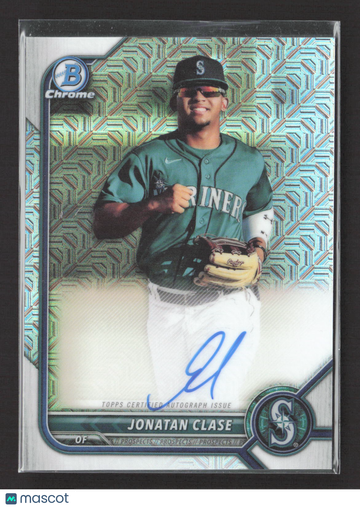 2022 Bowman Chrome Mojo Jonatan Clase #BMA-JC Refractor Auto