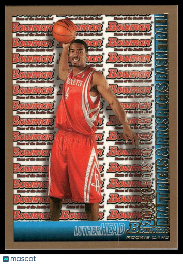 2005-06 Bowman Luther Head #127 Gold RC