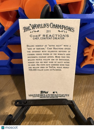 2025 Topps Allen & Ginter Chef Reactions #211 Mini Gold Border