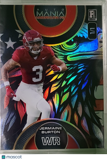 2024 Wild Card Auto Mania American Football Jermaine Burton #AMAC-JB American Football /1 ,SN,SP