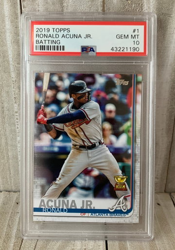 2019 Topps Ronald Acuna Jr Batting #1