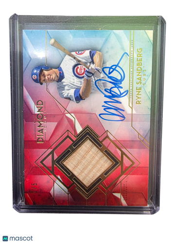 2020 Topps Diamond Icons Baseball Ryne Sandberg Red /5 / 5 Relic