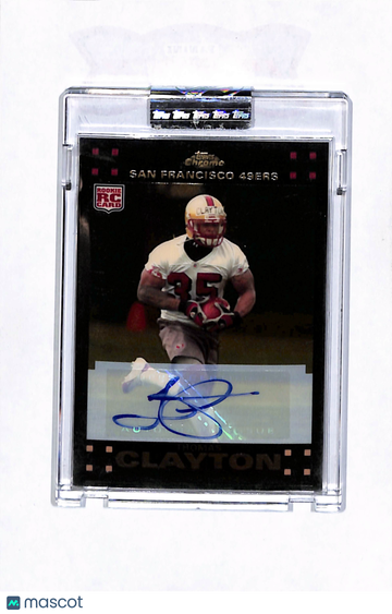 2007 Topps Chrome Thomas Clayton #TC198 Superfractor RC