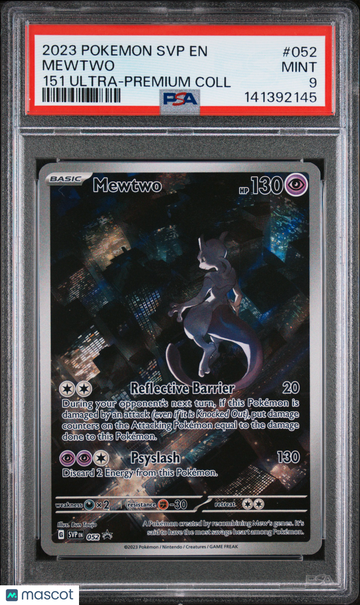 2023 Pokemon SVP EN-SV Black Star Promo Mewtwo 151 Ultra-Premium Coll PSA 9 #052