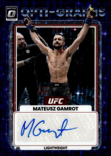 2023 Panini Donruss Optic Opti-Graphs Mateusz Gamrot #OG-MZG Auto /10