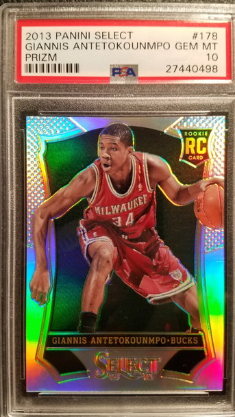 Giannis Antetokounmpo RC Select Silver Prizm