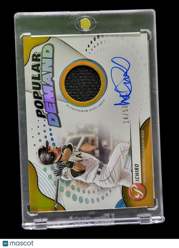 2024 Topps Pristine Popular Demand Ichiro #DPAR-I Relic Certified Autograph Issue Memorabilia